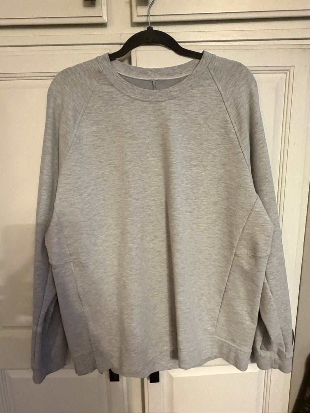 lululemon athletica Light Gray Crewneck Sweater
